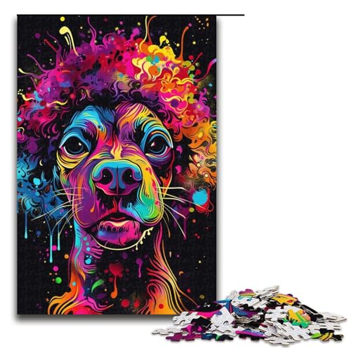 1000-teiliges Puzzle Art Panda Jigsaw für Erwachsene Holzpuzzle Herausforderndes Spiel 1000 PCS von ouynngjing