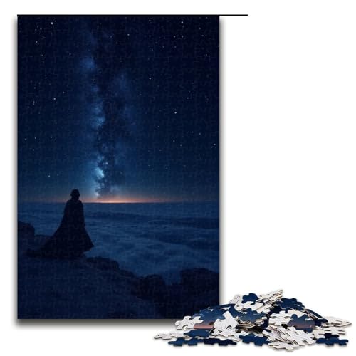 1000-teiliges Puzzle Baby's Breath für Erwachsene und Kinder Holzpuzzle pädagogisches Spielzeug zum Stressabbau Puzzle 1000 Teile (75 x 50 cm) von ouynngjing