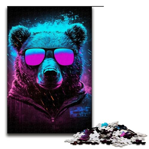 1000-teiliges Puzzle Bear524Jigsaw für Erwachsene und Kinder, Holzpuzzle, pädagogisches Stressabbau-Spielzeug, Puzzle 1000 PCS 1000-teiliges Puzzle Bear524Jigsaw für Erwachsene und Kinder, Holzpuzzle, pädagogisches Stressabbau-Spielzeug, Puzzle 1000 PCS von ouynngjing