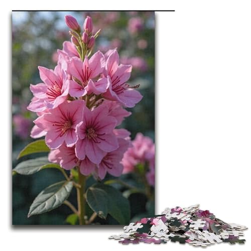 1000-teiliges Puzzle Blumenbüschel für Erwachsene Holzpuzzle anspruchsvolles Spiel 1000 Teile (38 x 26 cm) von ouynngjing