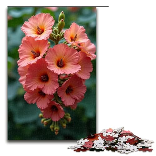 1000-teiliges Puzzle Blumenbüschel für Erwachsene Holzpuzzle anspruchsvolles Spiel 1000 Teile (75 x 50 cm) von ouynngjing