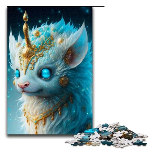 1000-teiliges Puzzle Dark Gorilla Jigsaw für Erwachsene und Kinder, Holzpuzzle, pädagogisches Stressabbau-Spielzeug, Puzzle 1000 PCS von ouynngjing