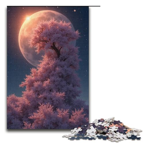 1000-teiliges Puzzle Der riesige Sternenhimmel für Erwachsene Holzpuzzle anspruchsvolles Spiel 1000 Teile (38 x 26 cm) von ouynngjing