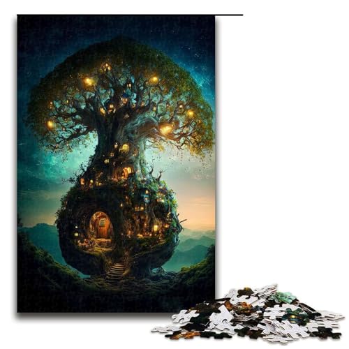 1000-teiliges Puzzle Fantasy Kingdom Jigsaw für Erwachsene und Kinder, Holzpuzzle, pädagogisches Stressabbau-Spielzeug, Puzzle 1000 PCS 1000-teiliges Puzzle Fantasy Kingdom Jigsaw für Erwachsene und Kinder, Holzpuzzle, pädagogisches Stressabbau-Spielzeug, Puzzle 1000 PCS von ouynngjing