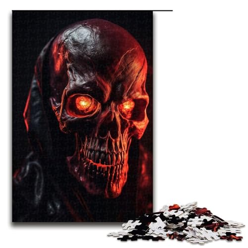 1000-teiliges Puzzle Flammenskelette Puzzle für Erwachsene Holzpuzzle Herausforderndes Spiel 1000 PCS 1000-teiliges Puzzle Flammenskelette Puzzle für Erwachsene Holzpuzzle Herausforderndes Spiel 1000 PCS von ouynngjing