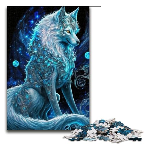 1000-teiliges Puzzle Fuchs-Puzzle für Erwachsene, Holzpuzzle, anspruchsvolles Spiel, 1000 Teile von ouynngjing