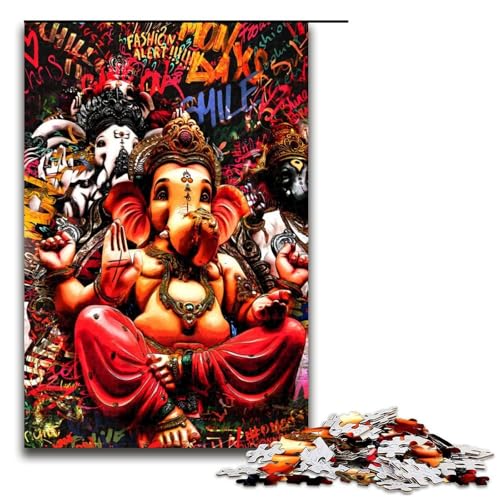 1000-teiliges Puzzle Ganesh2Jigsaw für Erwachsene und Kinder, Holzpuzzle, pädagogisches Stressabbau-Spielzeug, Puzzle 1000 PCS 1000-teiliges Puzzle Ganesh2Jigsaw für Erwachsene und Kinder, Holzpuzzle, pädagogisches Stressabbau-Spielzeug, Puzzle 1000 PCS von ouynngjing