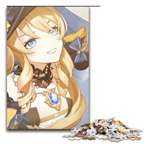 1000-teiliges Puzzle Genshin Impact Jigsaw für Erwachsene und Kinder, Holzpuzzle, pädagogisches Stressabbau-Spielzeug, Puzzle 1000 PCS 1000-teiliges Puzzle Genshin Impact Jigsaw für Erwachsene und Kinder, Holzpuzzle, pädagogisches Stressabbau-Spielzeug, Puzzle 1000 PCS von ouynngjing