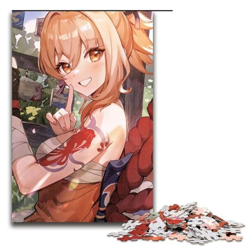 1000-teiliges Puzzle Genshin Impact Jigsaw für Erwachsene und Kinder, Holzpuzzle, pädagogisches Stressabbau-Spielzeug, Puzzle 1000 PCS 1000-teiliges Puzzle Genshin Impact Jigsaw für Erwachsene und Kinder, Holzpuzzle, pädagogisches Stressabbau-Spielzeug, Puzzle 1000 PCS von ouynngjing