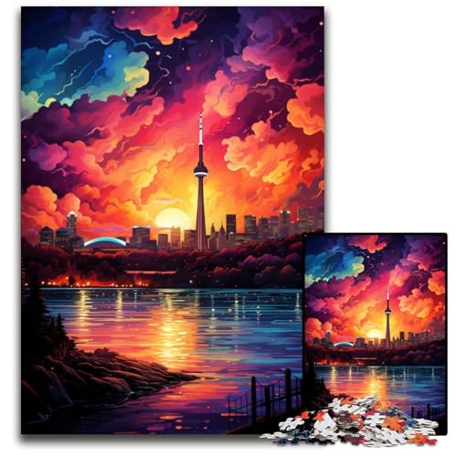 1000-teiliges Puzzle-Geschenk: Weltberühmte Landschaften Papierpuzzles für Teenager und Familienspaß – DIY-Denkspiel als Geschenk 1000 Teile (38x26cm) von ouynngjing