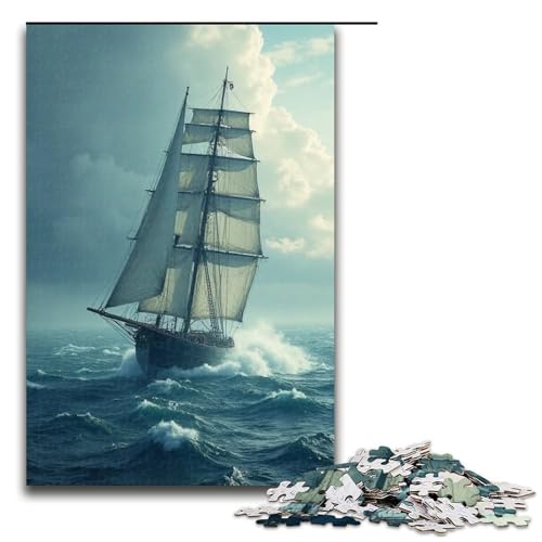 1000-teiliges Puzzle Lernspiele The Wind is Rising Puzzles für Erwachsene Holzpuzzle für Familienspaß und Spieleabend 1000 Teile (75 x 50 cm) von ouynngjing