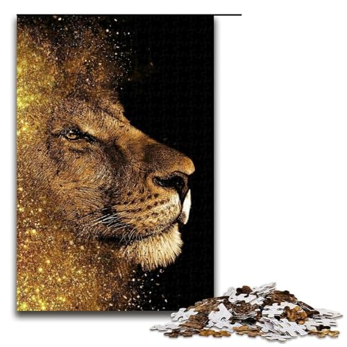 1000-teiliges Puzzle Löwen-Puzzle für Erwachsene, Holzpuzzle, anspruchsvolles Spiel, 1000 Teile 1000-teiliges Puzzle Löwen-Puzzle für Erwachsene, Holzpuzzle, anspruchsvolles Spiel, 1000 Teile von ouynngjing