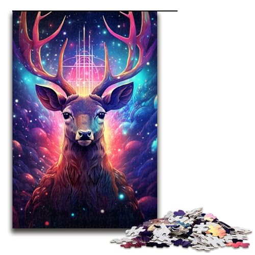 1000-teiliges Puzzle Mirage DeerJigsaw für Erwachsene und Kinder, Holzpuzzle, pädagogisches Stressabbau-Spielzeug, Puzzle 1000 PCS 1000-teiliges Puzzle Mirage DeerJigsaw für Erwachsene und Kinder, Holzpuzzle, pädagogisches Stressabbau-Spielzeug, Puzzle 1000 PCS von ouynngjing