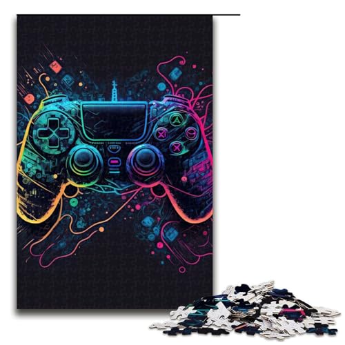 1000-teiliges Puzzle Neon Game099767 Puzzle für Erwachsene, Holzpuzzle, anspruchsvolles Spiel, 1000 Teile von ouynngjing
