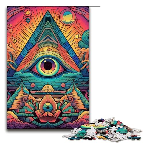 1000-teiliges Puzzle Psychedelic856 Puzzle für Erwachsene, Holzpuzzle, anspruchsvolles Spiel, 1000 Teile 1000-teiliges Puzzle Psychedelic856 Puzzle für Erwachsene, Holzpuzzle, anspruchsvolles Spiel, 1000 Teile von ouynngjing