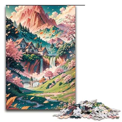 1000-teiliges Puzzle Sommerlandschaft für Erwachsene, Holzpuzzle, anspruchsvolles Spiel, 1000 Teile 1000-teiliges Puzzle Sommerlandschaft für Erwachsene, Holzpuzzle, anspruchsvolles Spiel, 1000 Teile von ouynngjing