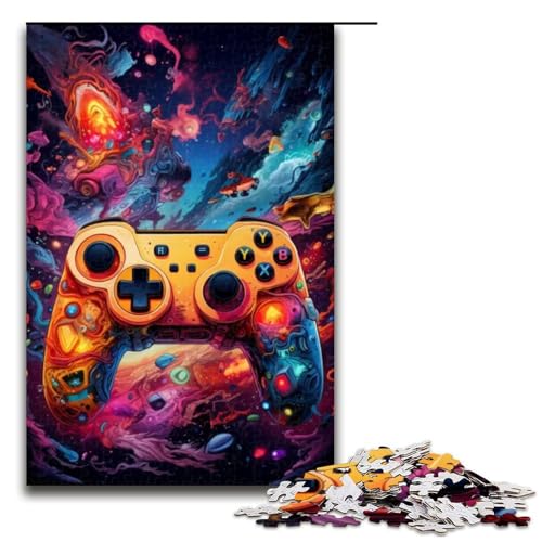 1000-teiliges Puzzle-Spiel-Controller (32) Puzzle für Erwachsene Holzpuzzle Herausforderndes Spiel 1000 PCS von ouynngjing
