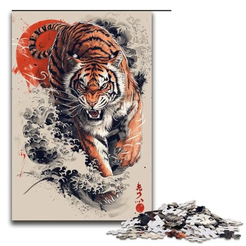 1000-teiliges Puzzle TigerJigsaw für Erwachsene und Kinder, Holzpuzzle, pädagogisches Stressabbau-Spielzeug, Puzzle 1000 PCS 1000-teiliges Puzzle TigerJigsaw für Erwachsene und Kinder, Holzpuzzle, pädagogisches Stressabbau-Spielzeug, Puzzle 1000 PCS von ouynngjing