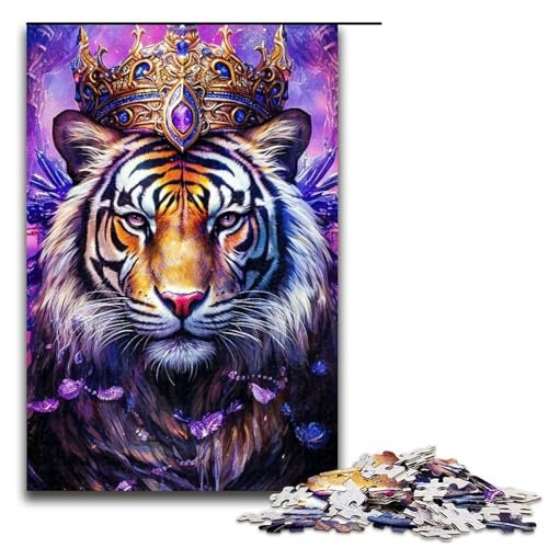 1000-teiliges Puzzle TigerJigsaw für Erwachsene und Kinder, Holzpuzzle, pädagogisches Stressabbau-Spielzeug, Puzzle 1000 PCS 1000-teiliges Puzzle TigerJigsaw für Erwachsene und Kinder, Holzpuzzle, pädagogisches Stressabbau-Spielzeug, Puzzle 1000 PCS von ouynngjing