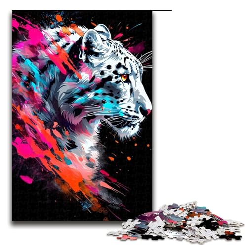 1000-teiliges Puzzle TigerJigsaw für Erwachsene und Kinder, Holzpuzzle, pädagogisches Stressabbau-Spielzeug, Puzzle 1000 PCS von ouynngjing