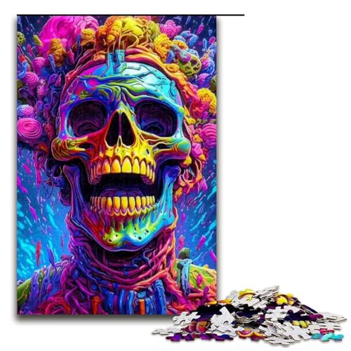 1000-teiliges Puzzle Totenkopf-Puzzle für Erwachsene, Holzpuzzle, anspruchsvolles Spiel, 1000 Teile 1000-teiliges Puzzle Totenkopf-Puzzle für Erwachsene, Holzpuzzle, anspruchsvolles Spiel, 1000 Teile von ouynngjing