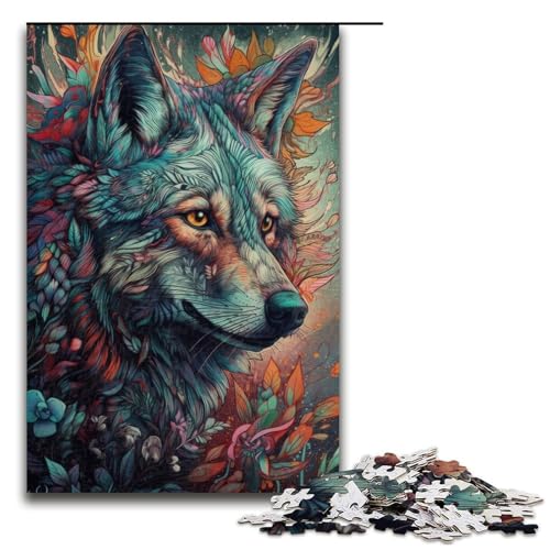 1000-teiliges Puzzle für Erwachsene, Abstrakter Wolf1, Puzzle, praktisches Spiel, 1000 Teile von ouynngjing