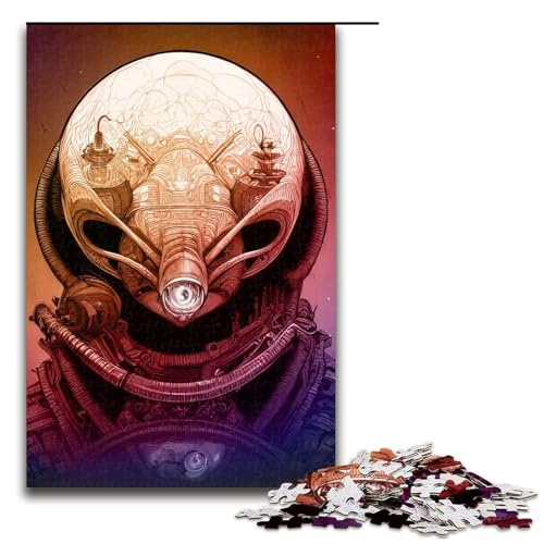 1000-teiliges Puzzle für Erwachsene, Alien Cyclops Puzzle, praktisches Spiel, 1000 Teile von ouynngjing
