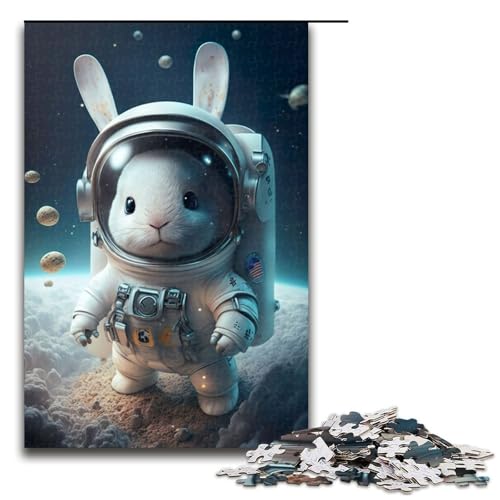 1000-teiliges Puzzle für Erwachsene, Astronaut, Weltraumkaninchen, Holzpuzzle für Erwachsene und Kinder, Stressabbau-Tool, 1000 PCS 1000-teiliges Puzzle für Erwachsene, Astronaut, Weltraumkaninchen, Holzpuzzle für Erwachsene und Kinder, Stressabbau-Tool, 1000 PCS von ouynngjing