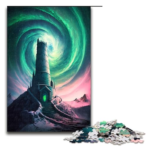 1000-teiliges Puzzle für Erwachsene, Aurora-Spiral-Holzpuzzle, Lernspiel für Erwachsene, Herausforderungsspielzeug, 1000 Teile 1000-teiliges Puzzle für Erwachsene, Aurora-Spiral-Holzpuzzle, Lernspiel für Erwachsene, Herausforderungsspielzeug, 1000 Teile von ouynngjing