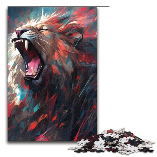 1000-teiliges Puzzle für Erwachsene, Bunte Feuertiger, Puzzle für Lernspiele, Herausforderung, Spielzeug, Kunstwerk, Geschenk, 1000 Teile 1000-teiliges Puzzle für Erwachsene, Bunte Feuertiger, Puzzle für Lernspiele, Herausforderung, Spielzeug, Kunstwerk, Geschenk, 1000 Teile von ouynngjing