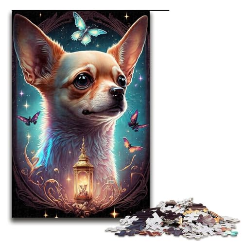 1000-teiliges Puzzle für Erwachsene, Chihuahua-Hund, 45 Puzzles für Erwachsene, Holzpuzzle, anspruchsvolles Spiel, 1000 Teile 1000-teiliges Puzzle für Erwachsene, Chihuahua-Hund, 45 Puzzles für Erwachsene, Holzpuzzle, anspruchsvolles Spiel, 1000 Teile von ouynngjing