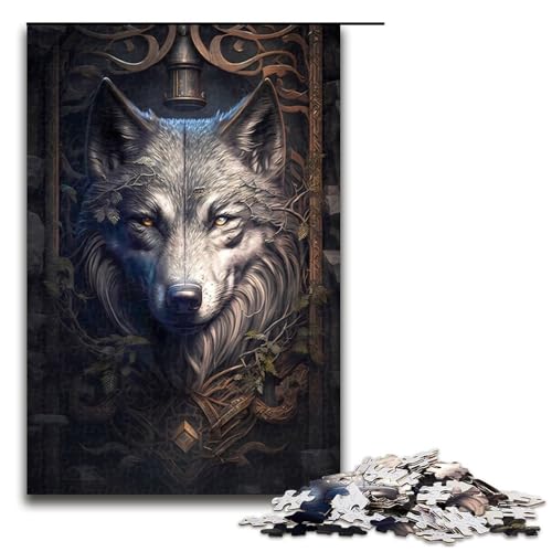 1000-teiliges Puzzle für Erwachsene, Fabelwolf-Puzzle für Lernspiele, Herausforderung, Spielzeug, Kunstwerk, Geschenk, 1000 PCS 1000-teiliges Puzzle für Erwachsene, Fabelwolf-Puzzle für Lernspiele, Herausforderung, Spielzeug, Kunstwerk, Geschenk, 1000 PCS von ouynngjing