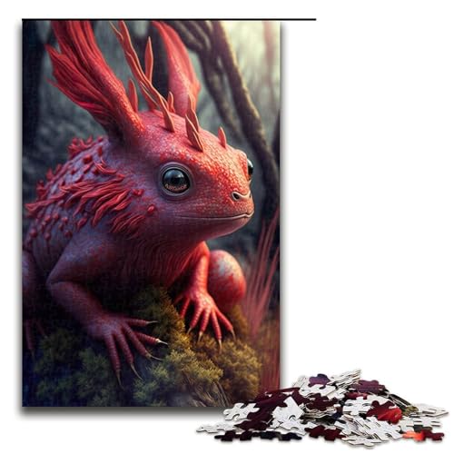1000-teiliges Puzzle für Erwachsene, Fantasy-Spiel „Red Lizard ganze Familie, 1000 Teile 1000-teiliges Puzzle für Erwachsene, Fantasy-Spiel „Red Lizard ganze Familie, 1000 Teile von ouynngjing