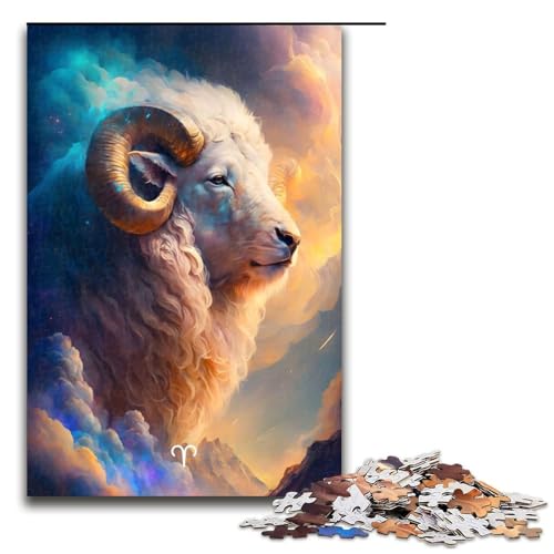 1000-teiliges Puzzle für Erwachsene, Fiery Ram-Puzzlespiel, perfekte Dekoration für Teenager ab 14 Jahren, 1000 Teile 1000-teiliges Puzzle für Erwachsene, Fiery Ram-Puzzlespiel, perfekte Dekoration für Teenager ab 14 Jahren, 1000 Teile von ouynngjing