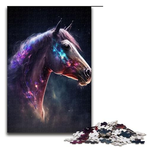 1000-teiliges Puzzle für Erwachsene, Galaxy Horse Puzzle, praktisches Spiel, 1000 Teile 1000-teiliges Puzzle für Erwachsene, Galaxy Horse Puzzle, praktisches Spiel, 1000 Teile von ouynngjing
