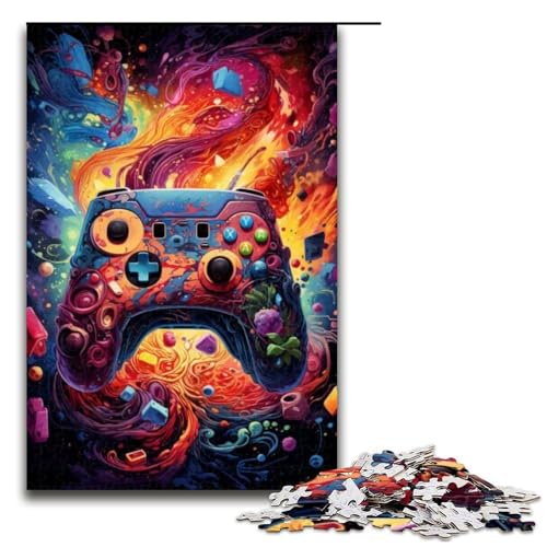 1000-teiliges Puzzle für Erwachsene, Gamecontroller-Puzzle für Lernspiele, Herausforderung, Spielzeug, Kunstwerk, Geschenk, 1000 PCS 1000-teiliges Puzzle für Erwachsene, Gamecontroller-Puzzle für Lernspiele, Herausforderung, Spielzeug, Kunstwerk, Geschenk, 1000 PCS von ouynngjing