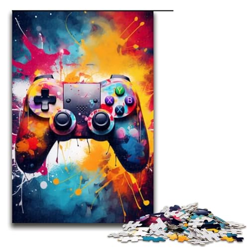 1000-teiliges Puzzle für Erwachsene, Gamecontroller-Puzzle für Lernspiele, Herausforderung, Spielzeug, Kunstwerk, Geschenk, 1000 PCS von ouynngjing