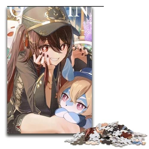 1000-teiliges Puzzle für Erwachsene, Genshin Impact, Holzpuzzle für Erwachsene, Lernspiel, Herausforderungsspielzeug, 1000 PCS 1000-teiliges Puzzle für Erwachsene, Genshin Impact, Holzpuzzle für Erwachsene, Lernspiel, Herausforderungsspielzeug, 1000 PCS von ouynngjing