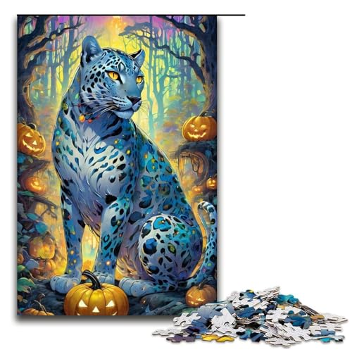 1000-teiliges Puzzle für Erwachsene, Halloween-Leoparden-Puzzle, praktisches Spiel, 1000 Teile 1000-teiliges Puzzle für Erwachsene, Halloween-Leoparden-Puzzle, praktisches Spiel, 1000 Teile von ouynngjing