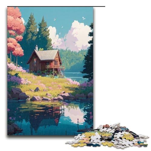 1000-teiliges Puzzle für Erwachsene, Holzpuzzle im japanischen Stil für Erwachsene und Kinder, Stressabbau-Tool, 1000 PCS 1000-teiliges Puzzle für Erwachsene, Holzpuzzle im japanischen Stil für Erwachsene und Kinder, Stressabbau-Tool, 1000 PCS von ouynngjing