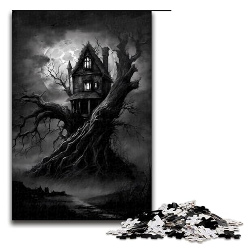 1000-teiliges Puzzle für Erwachsene, Horrorkunst (20), Holzpuzzle für Erwachsene und Kinder, Stressabbau-Tool, 1000 PCS von ouynngjing