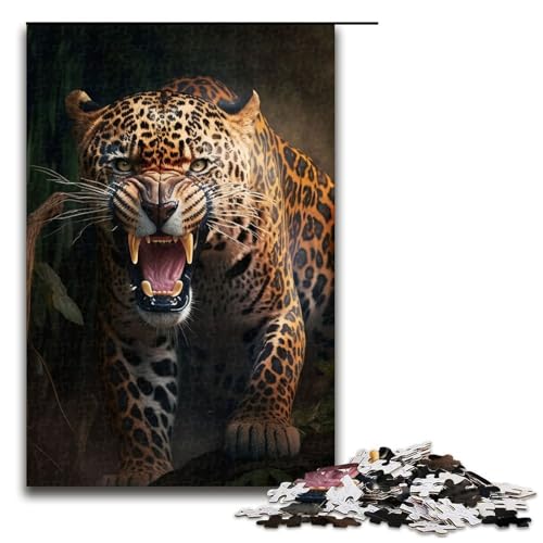 1000-teiliges Puzzle für Erwachsene, Jaguar-Puzzle, praktisches Spiel, 1000 Teile 1000-teiliges Puzzle für Erwachsene, Jaguar-Puzzle, praktisches Spiel, 1000 Teile von ouynngjing