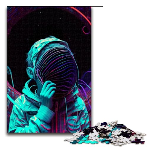 1000-teiliges Puzzle für Erwachsene, Kaleidoskop-Puzzle, Lernspiel, Herausforderung, Spielzeug, Kunstwerk, Geschenk, 1000 PCS von ouynngjing