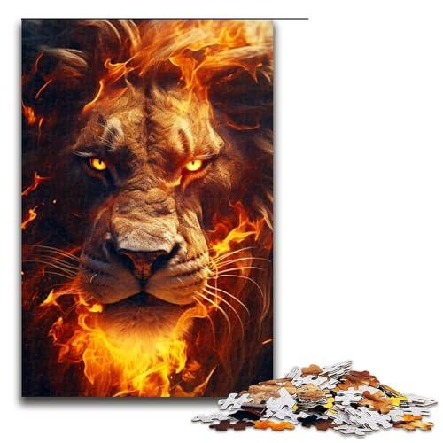 1000-teiliges Puzzle für Erwachsene, König der Graslandlöwen, Puzzle für Kinder, Holzpuzzle, Lernspiel für Erwachsene, 1000 Teile 1000-teiliges Puzzle für Erwachsene, König der Graslandlöwen, Puzzle für Kinder, Holzpuzzle, Lernspiel für Erwachsene, 1000 Teile von ouynngjing