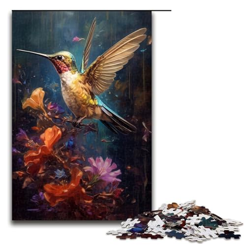1000-teiliges Puzzle für Erwachsene, Kolibri im Garten, Puzzle für Erwachsene, Holzpuzzle, anspruchsvolles Spiel, 1000 Teile 1000-teiliges Puzzle für Erwachsene, Kolibri im Garten, Puzzle für Erwachsene, Holzpuzzle, anspruchsvolles Spiel, 1000 Teile von ouynngjing