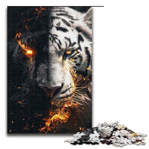 1000-teiliges Puzzle für Erwachsene, Kunst-Wolf-Puzzle für Lernspiele, Herausforderung, Spielzeug, Kunstwerk, Geschenk, 1000 PCS 1000-teiliges Puzzle für Erwachsene, Kunst-Wolf-Puzzle für Lernspiele, Herausforderung, Spielzeug, Kunstwerk, Geschenk, 1000 PCS von ouynngjing