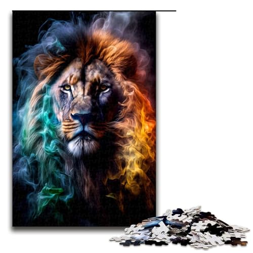 1000-teiliges Puzzle für Erwachsene, Löwe, 12 Puzzle, praktisches Spiel, 1000 Teile von ouynngjing