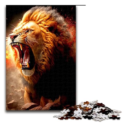 1000-teiliges Puzzle für Erwachsene, Löwe, 28 Puzzle für Lernspiele, Herausforderung, Spielzeug, Kunstwerk, Geschenk, 1000 PCS 1000-teiliges Puzzle für Erwachsene, Löwe, 28 Puzzle für Lernspiele, Herausforderung, Spielzeug, Kunstwerk, Geschenk, 1000 PCS von ouynngjing