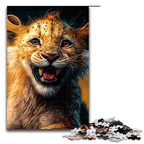 1000-teiliges Puzzle für Erwachsene, Löwe 1, Puzzle für Lernspiele, Herausforderung, Spielzeug, Kunstwerk, Geschenk, 1000 PCS 1000-teiliges Puzzle für Erwachsene, Löwe 1, Puzzle für Lernspiele, Herausforderung, Spielzeug, Kunstwerk, Geschenk, 1000 PCS von ouynngjing