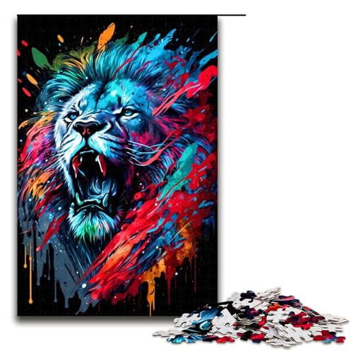 1000-teiliges Puzzle für Erwachsene, Löwe.6, Puzzle für Lernspiele, Herausforderung, Spielzeug, Kunstwerk, Geschenk, 1000 PCS 1000-teiliges Puzzle für Erwachsene, Löwe.6, Puzzle für Lernspiele, Herausforderung, Spielzeug, Kunstwerk, Geschenk, 1000 PCS von ouynngjing